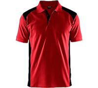 BLÅKLÄDER T-shirt 33241050 Cotton, PL (Polyester) Red, Black Size M