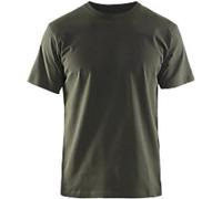 BLÅKLÄDER T-shirt 35251042 Cotton Dark Olive Green Size S