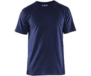 BLÅKLÄDER T-shirt 35251042 Cotton Navy Blue Size 4XL