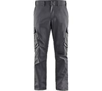 BLÅKLÄDER Trousers 14441832 Cotton, Elastolefin, PL (Polyester) Mid Grey, Black Size 53S