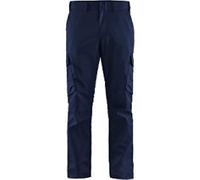BLÅKLÄDER Trousers 14441832 Cotton, Elastolefin, PL (Polyester) Navy Blue, Cornflower Blue Size 42R