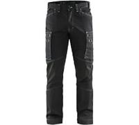 BLÅKLÄDER Trousers 14591142 Cottone, PA (Polyamide) Black Size 37S