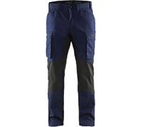 BLÅKLÄDER Trousers 14591845 Cotton, PL (Polyester) Navy Blue, Black Size 43S