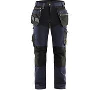 BLÅKLÄDER Trousers 15991860 Cotton, PL (Polyester) Dark Navy, Black Size 37S