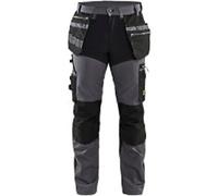 BLÅKLÄDER Trousers 15991860 Cotton, PL (Polyester) Mid Grey, Black Size 47S