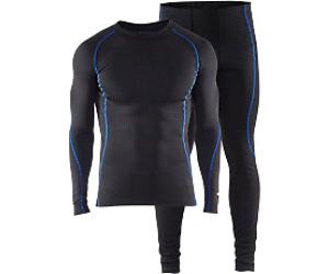 BLÅKLÄDER Underwear 68101707 PL (Polyester) Black, Cornflower Blue Size XXL