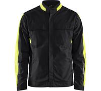 BLÅKLÄDER Jacket 44441832 Cotton, Elastolefin, PL (Polyester) Black, Red Size M