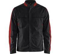 BLÅKLÄDER Jacket 44441832 Cotton, Elastolefin, PL (Polyester) Black, Red Size XXXL