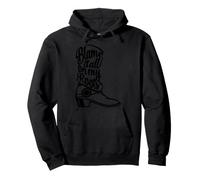 Blame It All On My Roots Country Boot Black Pullover Hoodie