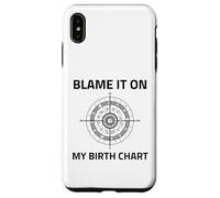 Blame It On My Birth Chart Sun Sign Rising Natal Astrology Case for iPhone XS Max