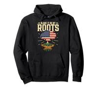Blame It On My Roots American Heritage Jamaican Roots Pullover Hoodie