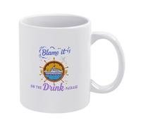 Blame It On The Drink Package Coffee Cups with Handle Cup Classic Mugs 330Ml for Beverages Cappuccino Latte