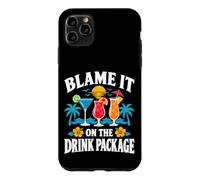Blame It On The Drink Package Cruise Cocktail Humor Case for iPhone 11 Pro Max