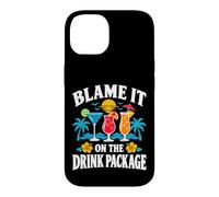 Blame It On The Drink Package Cruise Cocktail Humor Case for iPhone 14
