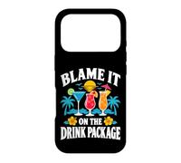 Blame It On The Drink Package Cruise Cocktail Humor Case for iPhone 17 Pro