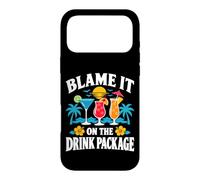 Blame It On The Drink Package Cruise Cocktail Humor Case for iPhone 17 Pro Max