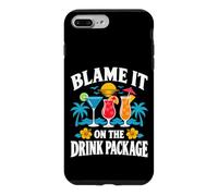 Blame It On The Drink Package Cruise Cocktail Humor Case for iPhone 7 Plus/8 Plus
