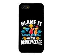 Blame It On The Drink Package Cruise Cocktail Humor Case for iPhone SE (2020) / 7/8