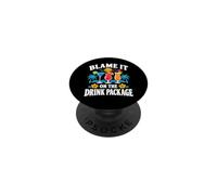 Blame It On The Drink Package Cruise Cocktail Humor PopSockets Adhesive PopGrip