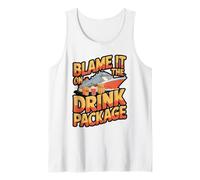 Blame It On The Drink Package Cruise Design Tank Top