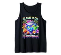 Blame It On The Drink Package Cruise Ship Margarita Tank Top