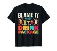 Blame It On The Drink Package Cruise Vacation T-Shirt