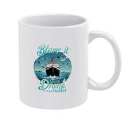 Blame It On The Drink Package Drinkware Funny Cup with Handle Mug 330Ml for Cappuccino Milk Beverages