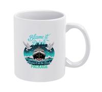 Blame It On The Drink Package Drinkware Unique Mugs Porcelain Tea Mug 330Ml for Café Office Men