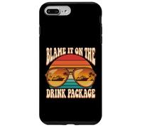 Blame It On The Drink Package Funny Cruise Aviator Retro Case for iPhone 7 Plus/8 Plus