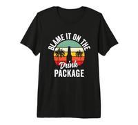 Blame It On The Drink Package Funny Cruise Premium T-Shirt
