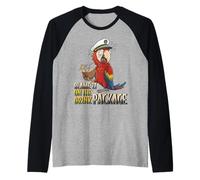 Blame It On The Drink Package Funny Parrot Cruise Ship Raglan Baseball Tee