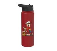 Blame It On The Drink Package Funny Parrot Cruise Ship Stainless Steel Insulated Water Bottle