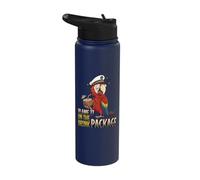Blame It On The Drink Package Funny Parrot Cruise Ship Stainless Steel Insulated Water Bottle