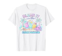 Blame It On The Drink Package Girls Trip Cruising Matching T-Shirt