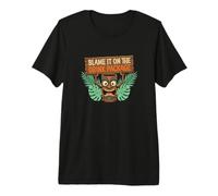 Blame It On The Drink Package Tiki Bar Vacation Cruiser Premium T-Shirt