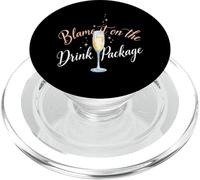 Blame It On The Drink Package Vacation Cruise Holiday PopSockets PopGrip for MagSafe