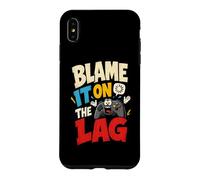 Blame It on the Lag Funny Gaming Controller Gamer Case for iPhone XS Max