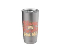 Blame My Parents Not Me Sarcastic Child Kid - Stainless Steel Insulated Tumbler