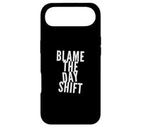 Blame The Day Shift People Funny Night Shift Vibes Only Case for iPhone Air