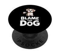 Blame The Dog Fart Humor Joke PopSockets Adhesive PopGrip
