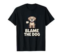 Blame The Dog Fart Humor Joke T-Shirt