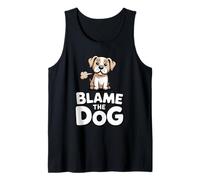 Blame The Dog Fart Humor Joke Tank Top