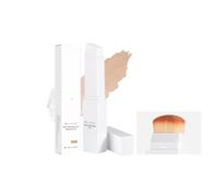 Blanc Cover Cream Stick - 2-in-1 Color Changing Foundation Stick with Full Coverage, Lightweight Formula for Flawless Skin, Includes Brush Head, Suitable for All Skin Types