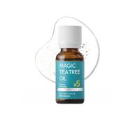 BLANC NATURE Tea Tree Clarifying Face Oil For Oily Sensitive Skin Light Daily Care With Tea Tree Korean Vegan Care Balancing Skin 20ml (0.7 Fl Oz)