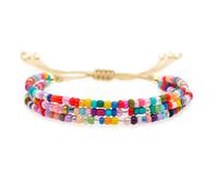 Blanca Bracelet Nylon KXD1018 - Woman - Pearls Multicoloured Adjustable
