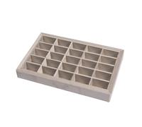 Blanca Jewellery Tray Beige 0000334 - Woman - Velour Beige 29,5 x 19 x 3,5