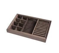 Blanca Jewellery Tray Brown 0000331 - Woman - Velour Brown 29,5 x 19 x 3,5