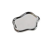 Blanca Jewellery Tray Silver BL1111 - Woman - Metal Silver 10 x 12,5 cm