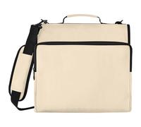 Blanched Almond Portfolio Organizer with Multiple Compartments, Card Slots Organizer Portfolio for Architects