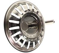 BLANCO 119146 Strainer Basket 7.9 cm | 3.5 Inches | with Spigot for Eccentric Operation | 18 Drain Slots | Original Replacement Part | Stainless Steel